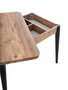 Hanah Home Dolunay - 1284 Mesa de Comedor Extensible Pino Atlántico